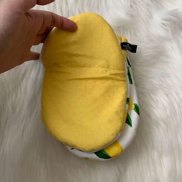KATE SPADE Lemons Kitchen Towels & Mini Oven Mitts Set - Picture 2 of 4